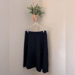 St. John Basic A-Line Navy Skirt Size 8
